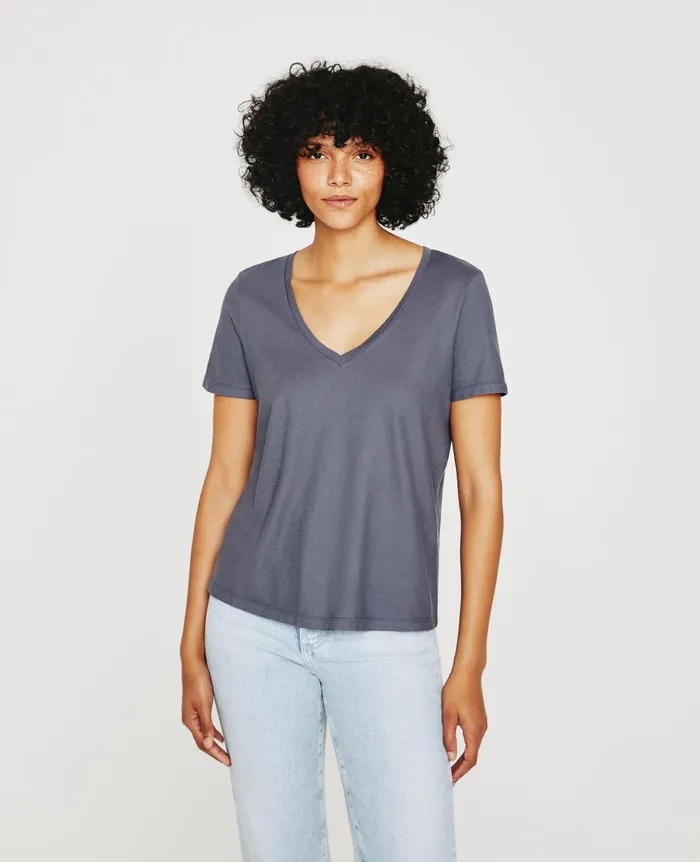 Jagger Vee Slate Sky Women AG Jeans Tees and Tanks