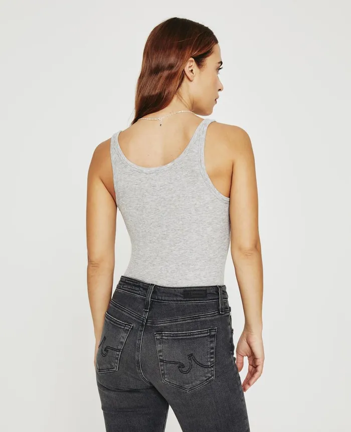 Jaxon Tank Heather Grey Women AG Jeans Tees and Tanks