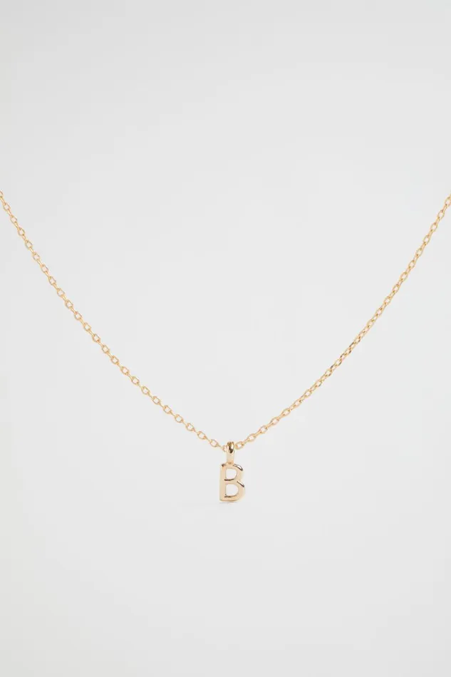 Jewellery Woman Seed Heritage Gold Initial Bracelet B
