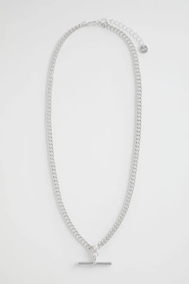 Jewellery Woman Seed Heritage TBar Necklace Silver
