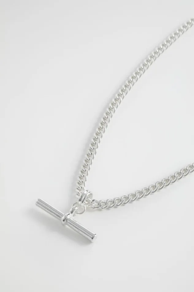 Jewellery Woman Seed Heritage TBar Necklace Silver