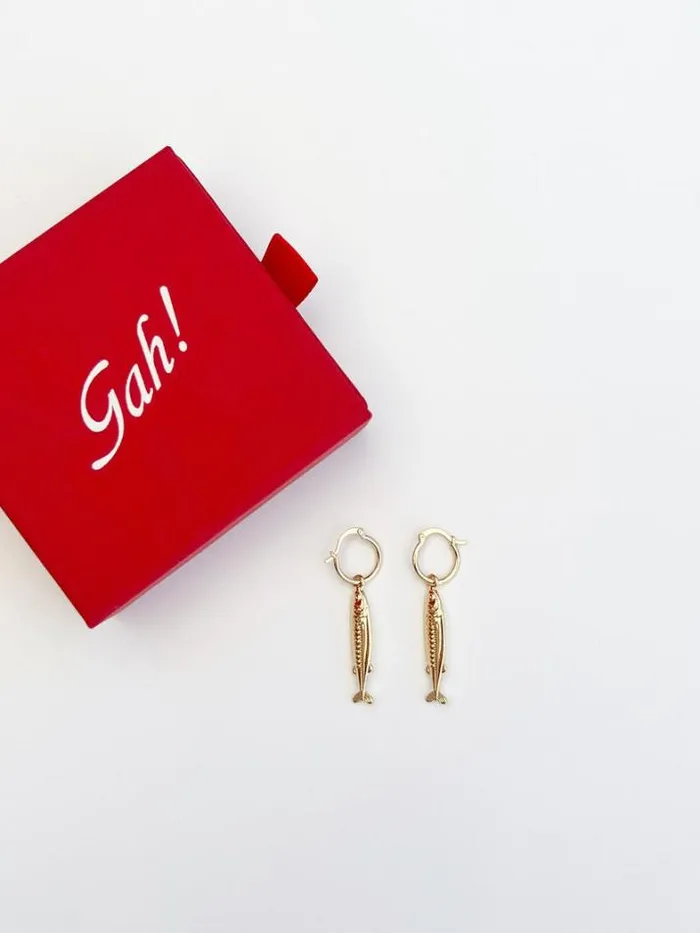 Jewelry Shop Lisa Says Gah Anchovy Earrings