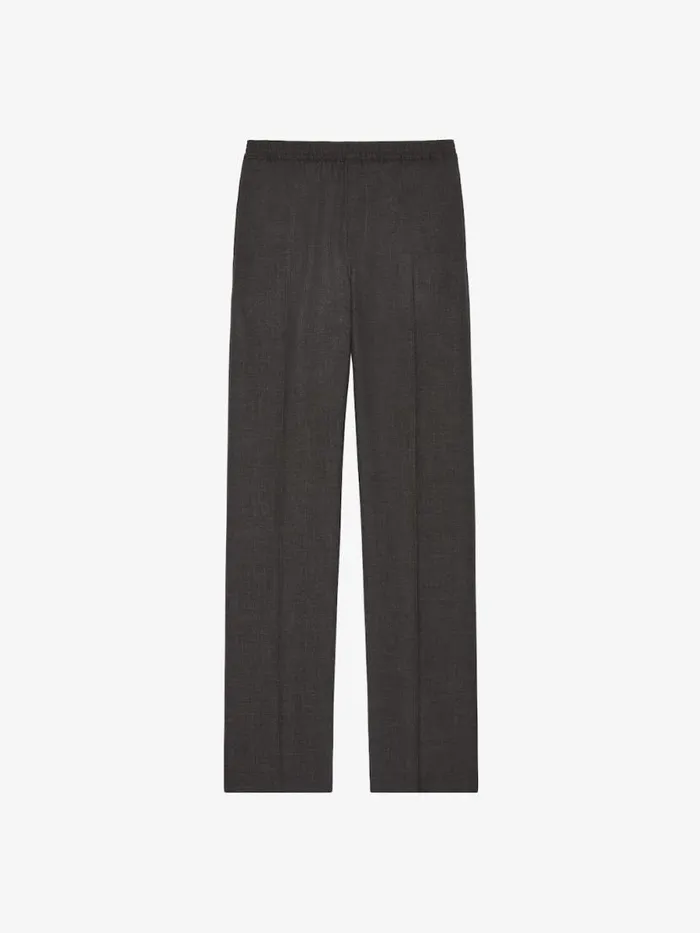 Jogger Pants In Wool Grey Mix Men Givenchy Pants and Shorts