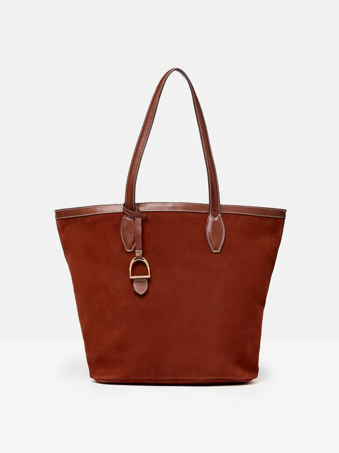 Joules Bags Brown Suede Tote Shopper Bag 8211 Women
