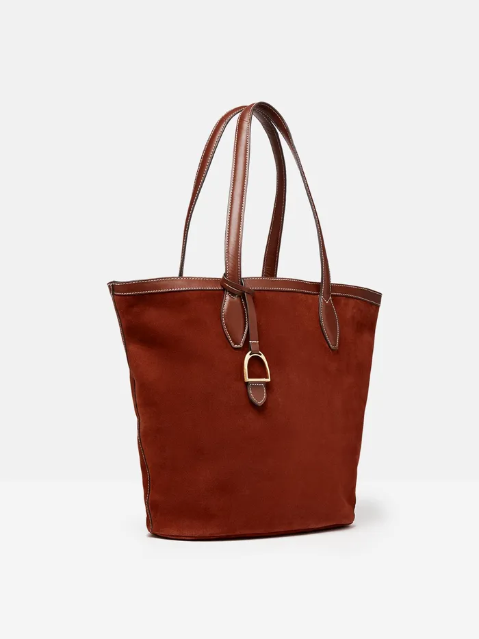 Joules Bags Brown Suede Tote Shopper Bag 8211 Women