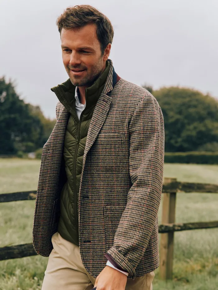 Joules Coats and Jackets Brown Tweed Blazer 8211 Men