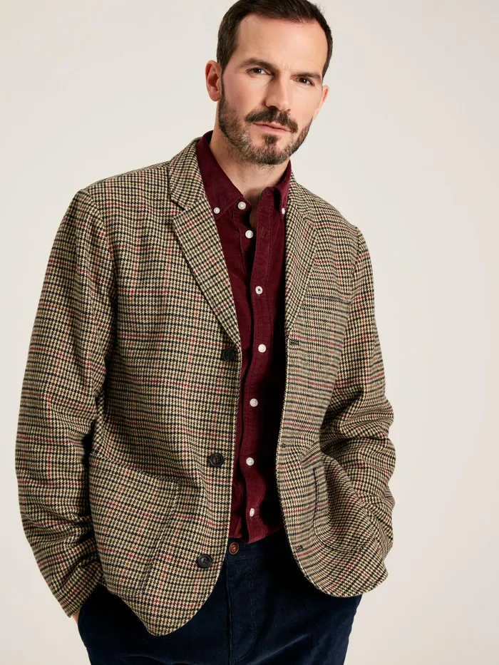 Joules Coats and Jackets Brown Tweed Blazer 8211 Men