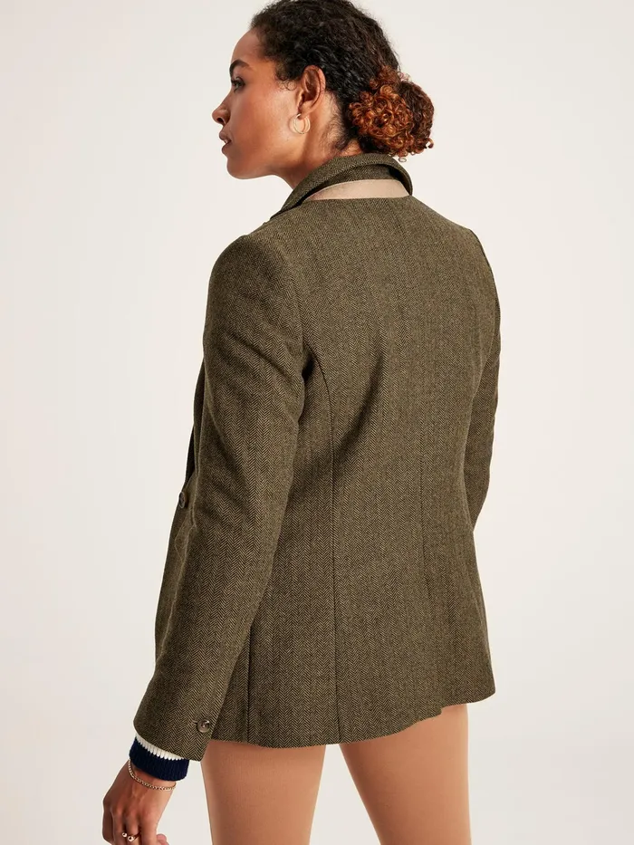 Joules Coats and Jackets Brown Tweed Blazer 8211 Women