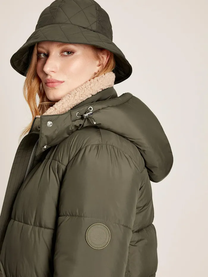 Joules Coats and Jackets Dark Green Showerproof Padded Coat 8211 Women