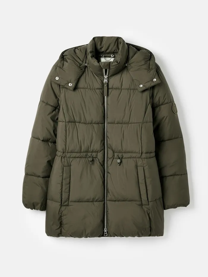 Joules Coats and Jackets Dark Green Showerproof Padded Coat 8211 Women