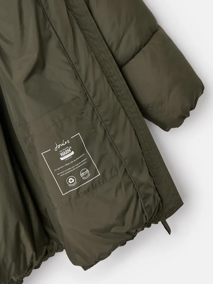 Joules Coats and Jackets Dark Green Showerproof Padded Coat 8211 Women