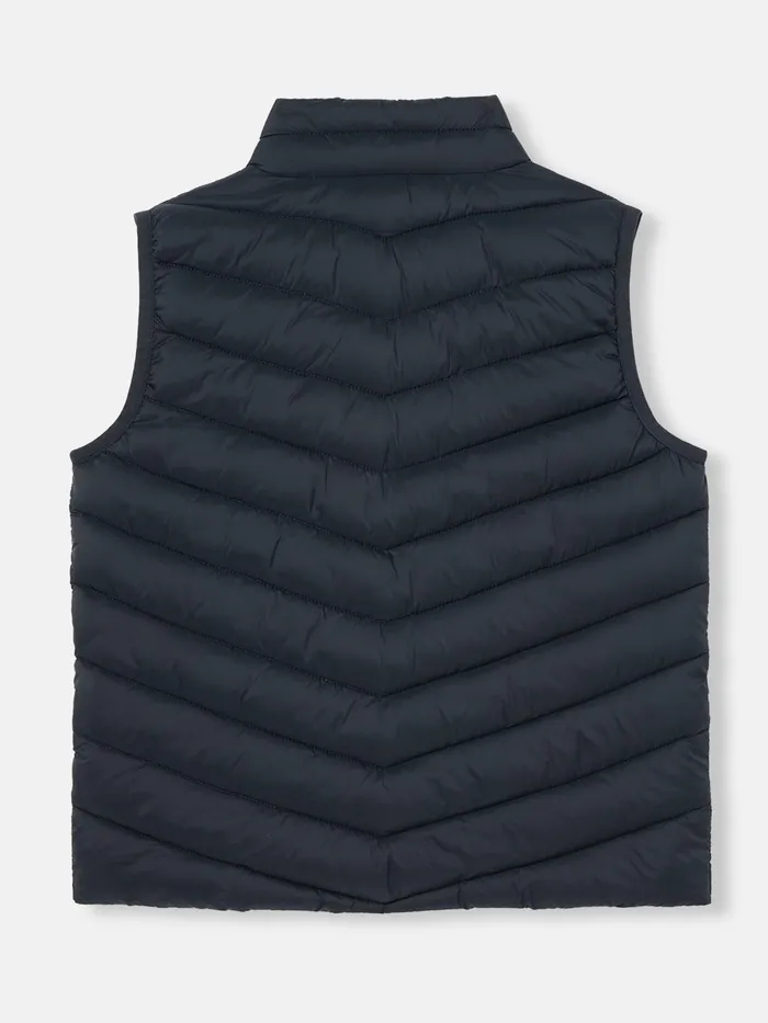 Joules Coats and Jackets Navy Blue Packable Padded Gilet 8211 Boys