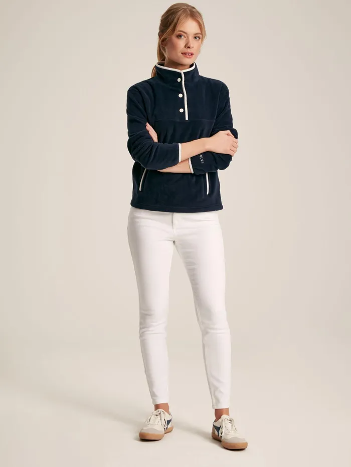 Joules Coats and Jackets Navy Half Zip Fleece 8211 Women