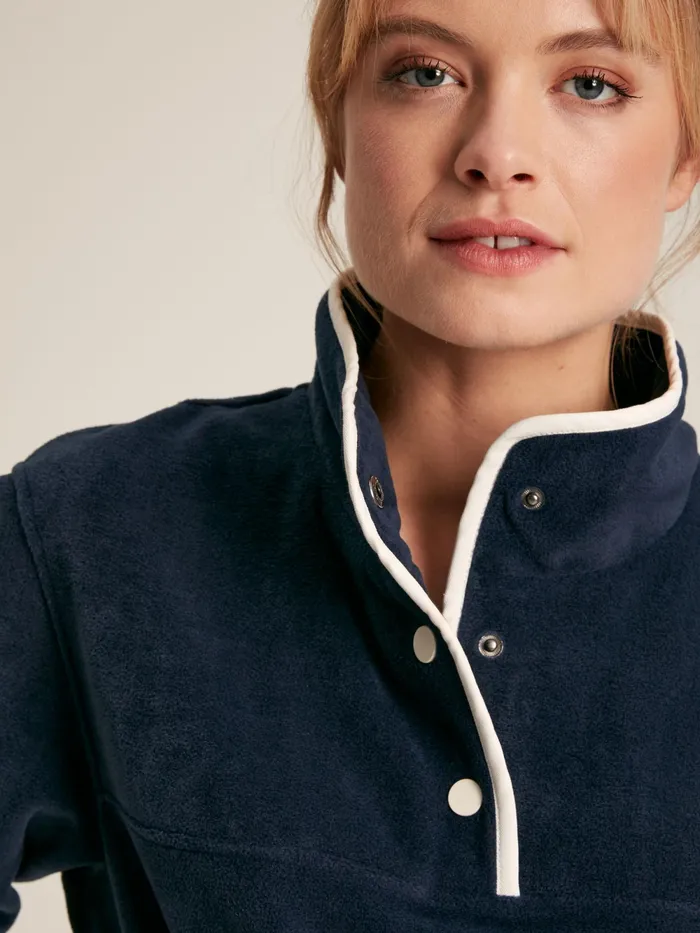Joules Coats and Jackets Navy Half Zip Fleece 8211 Women
