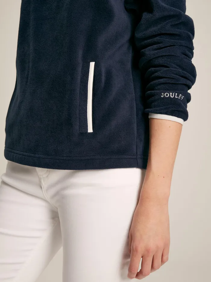 Joules Coats and Jackets Navy Half Zip Fleece 8211 Women