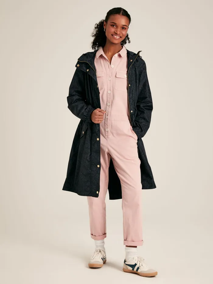 Joules Coats and Jackets Navy Waterproof Packable Raincoat 8211 Women