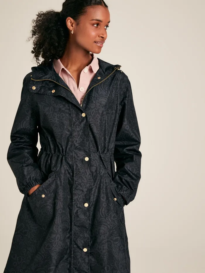 Joules Coats and Jackets Navy Waterproof Packable Raincoat 8211 Women