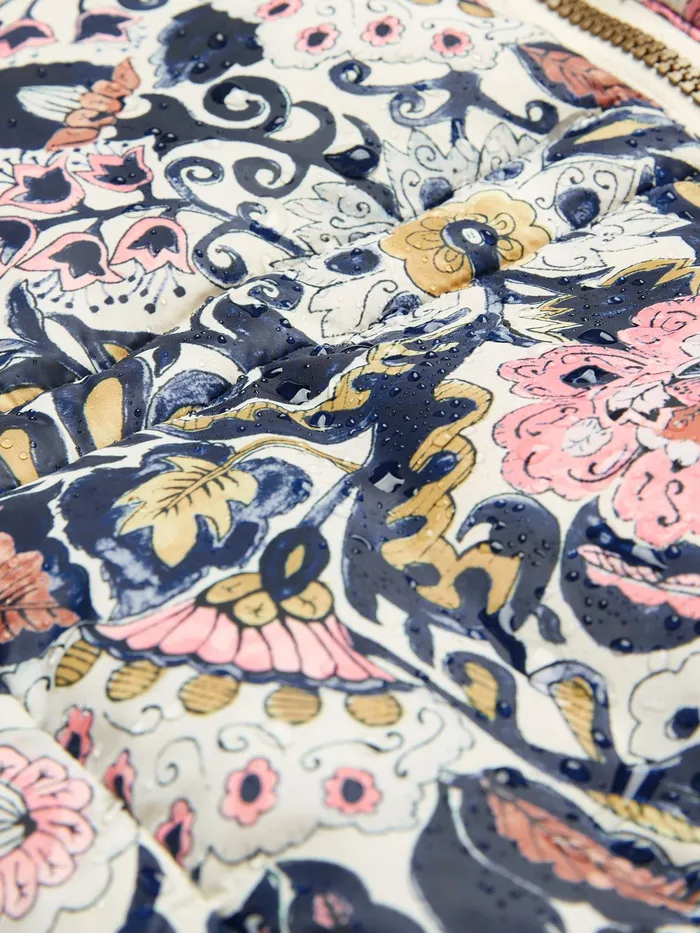 Joules Coats and Jackets Paisley Print Showerproof Padded Gilet 8211 Women
