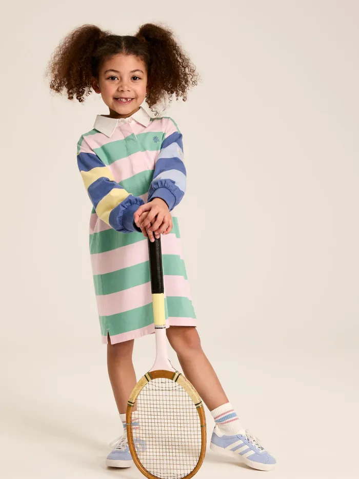 Joules Dresses Multi Jersey Polo Shirt Dress 8211 Girls