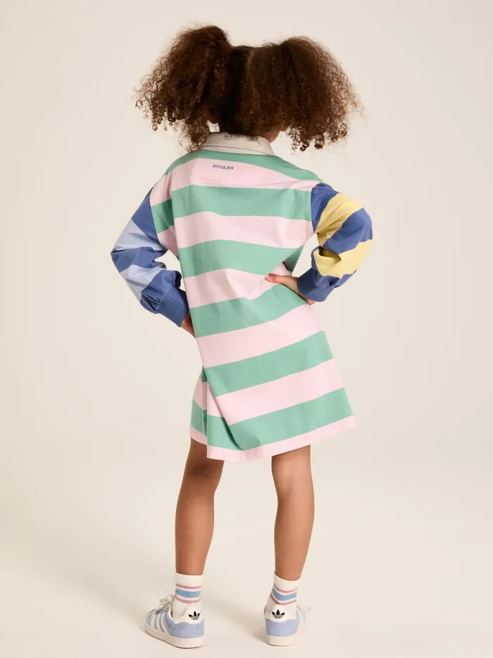 Joules Dresses Multi Jersey Polo Shirt Dress 8211 Girls