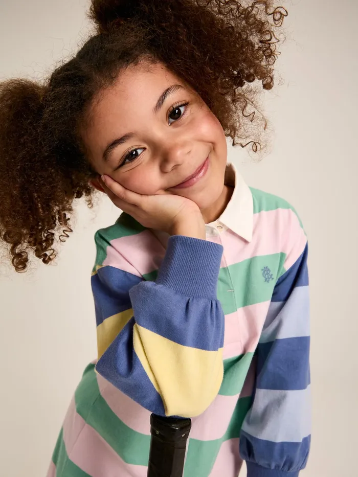 Joules Dresses Multi Jersey Polo Shirt Dress 8211 Girls