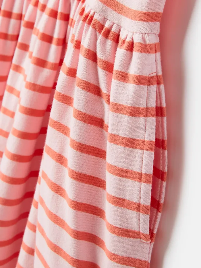 Joules Dresses Pink Stripe TShirt Dress 8211 Girls
