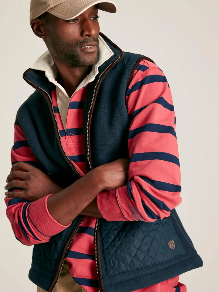 Joules Gilets Navy Full Zip Fleece Gilet 8211 Men