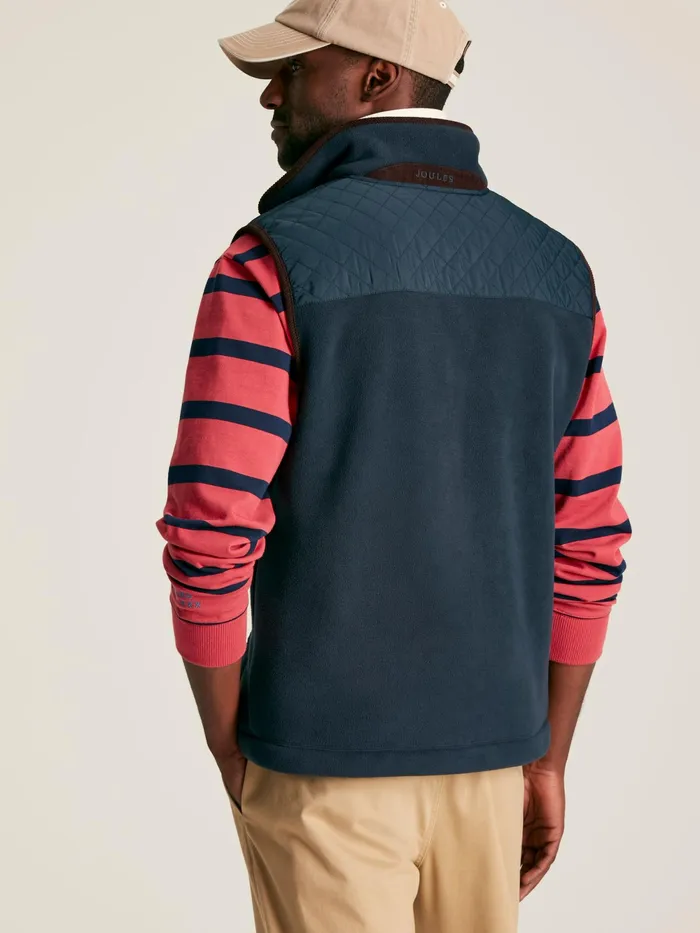 Joules Gilets Navy Full Zip Fleece Gilet 8211 Men