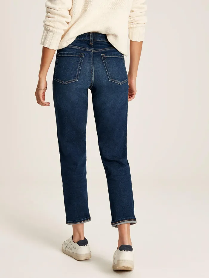 Joules Jeans Blue Mid Rise Straight Leg Jeans 8211 Women