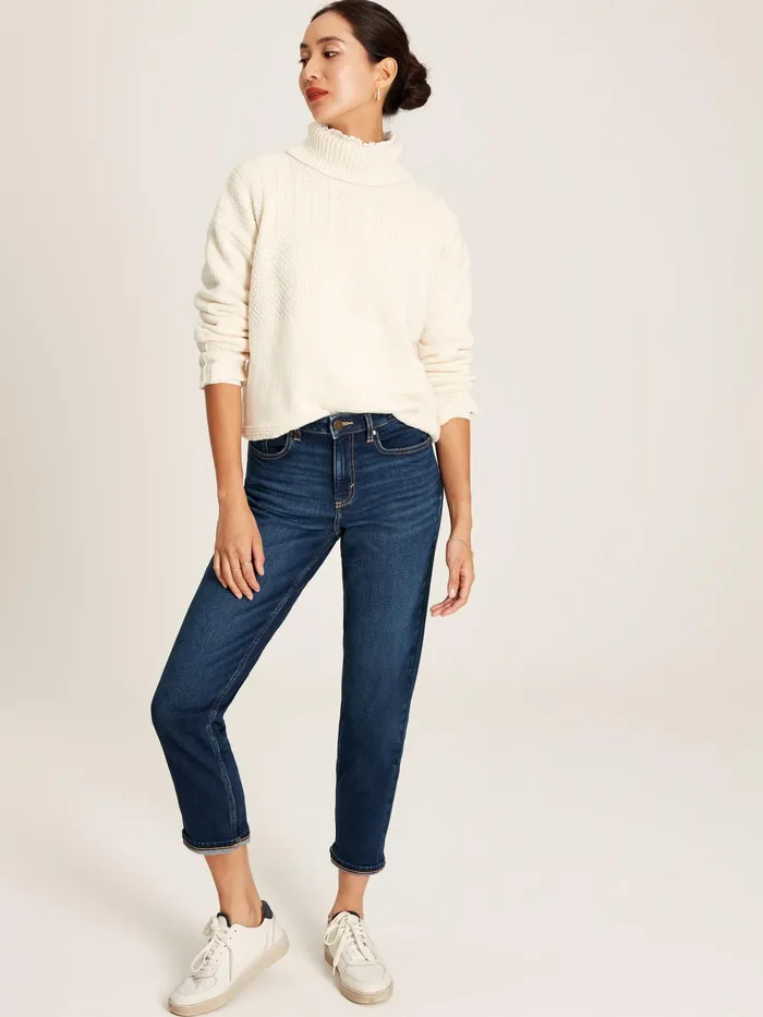 Joules Jeans Blue Mid Rise Straight Leg Jeans 8211 Women