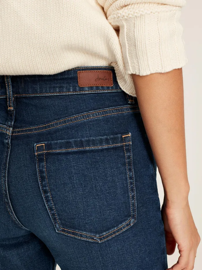 Joules Jeans Blue Mid Rise Straight Leg Jeans 8211 Women