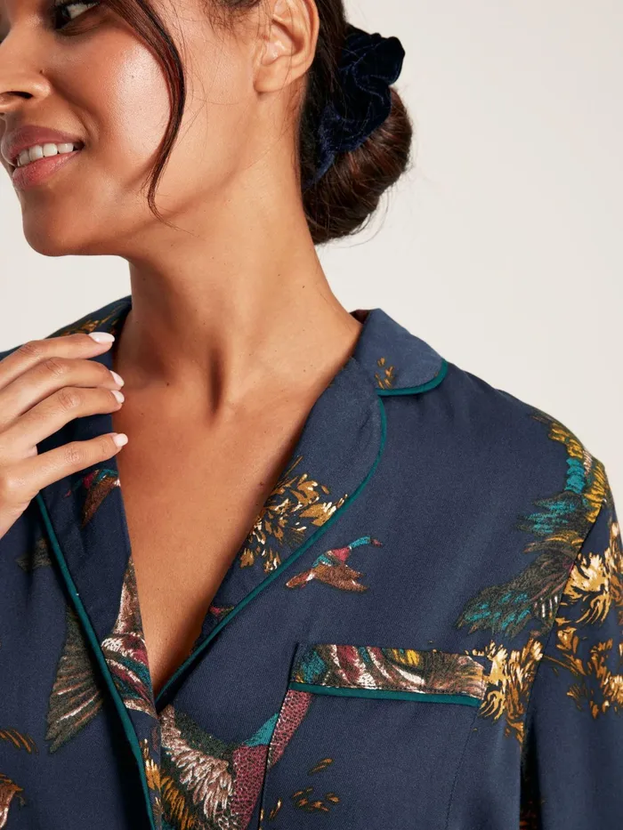 Joules Nightwear Navy Pyjama Set 8211 Women