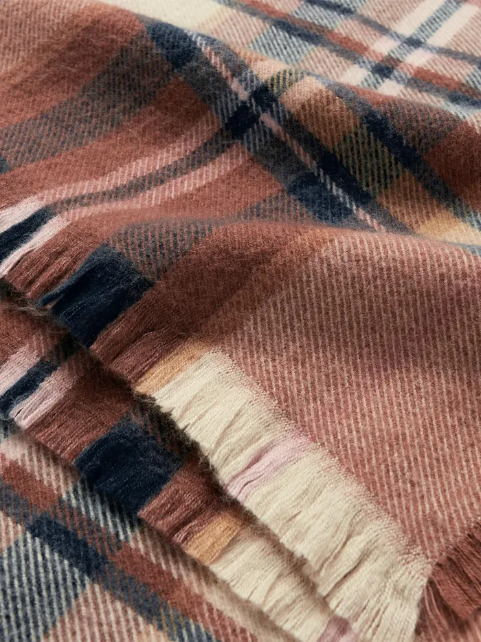 Joules Scarves Brown Oversized Blanket Scarf 8211 Women