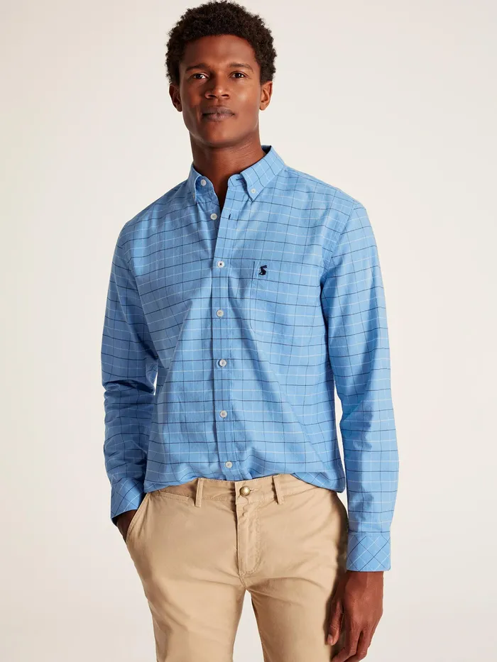 Joules Shirts Blue Classic Fit Shirt 8211 Men