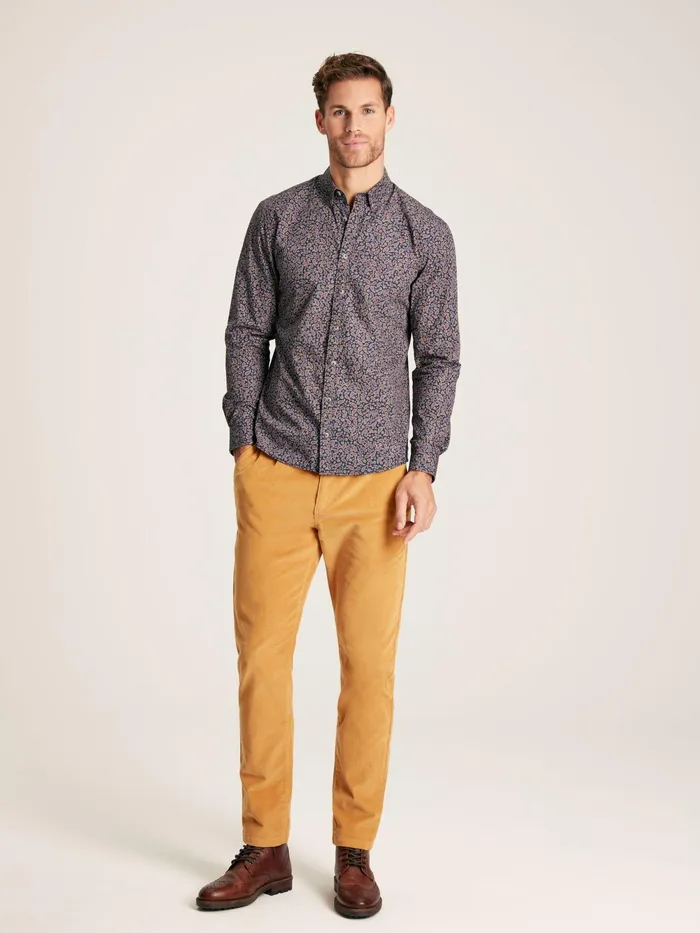 Joules Shirts Navy Paisley Cotton Shirt 8211 Men