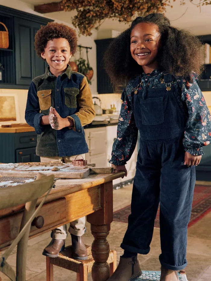 Joules Tops and Tshirts Multi Oversized Corduroy Shirt 8211 Boys