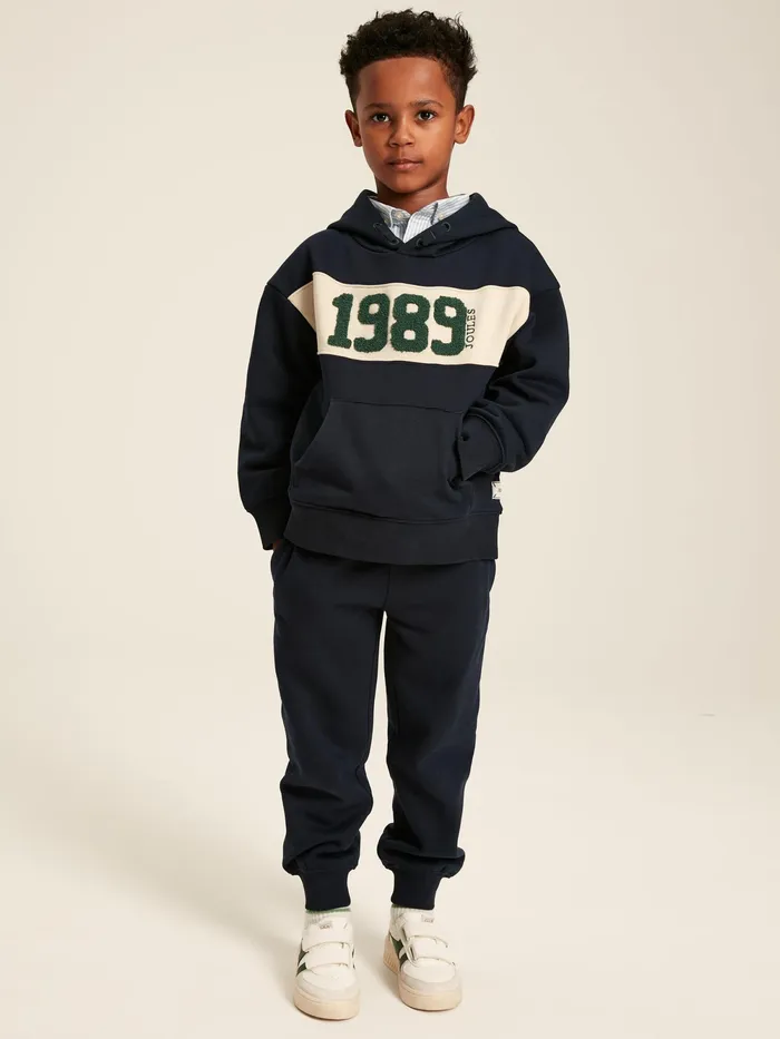 Joules Trousers Navy Jersey Joggers 8211 Boys
