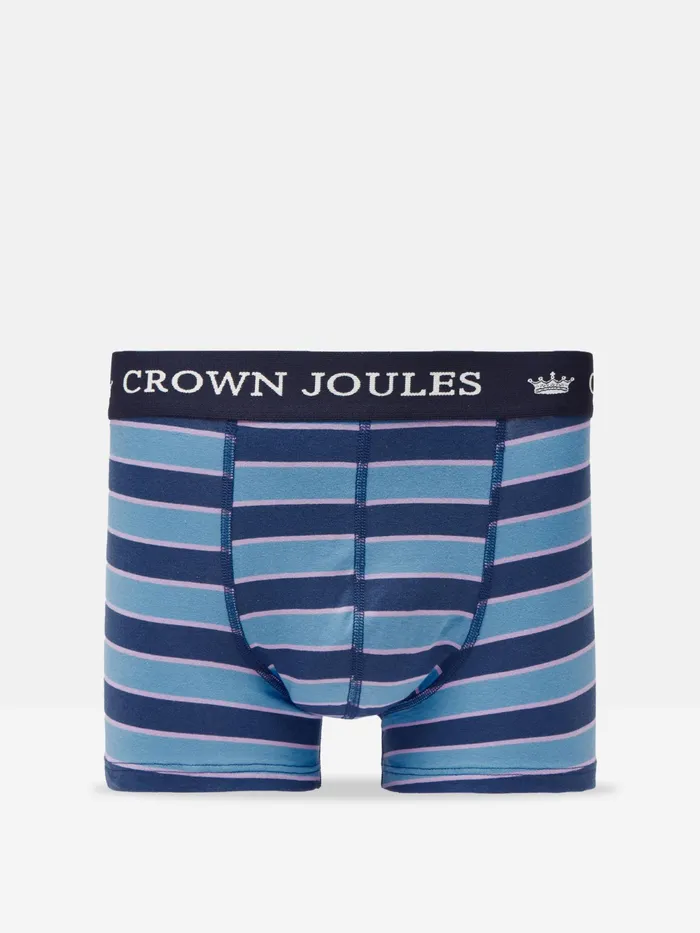 Joules Underwear BluePurple Cotton Boxer Briefs 2 Pack 8211 Men