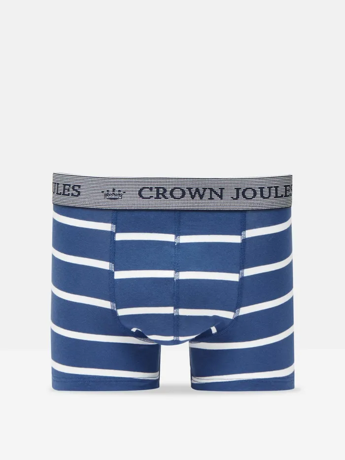 Joules Underwear Blue Tennis Cotton Boxer Briefs 2 Pack 8211 Men