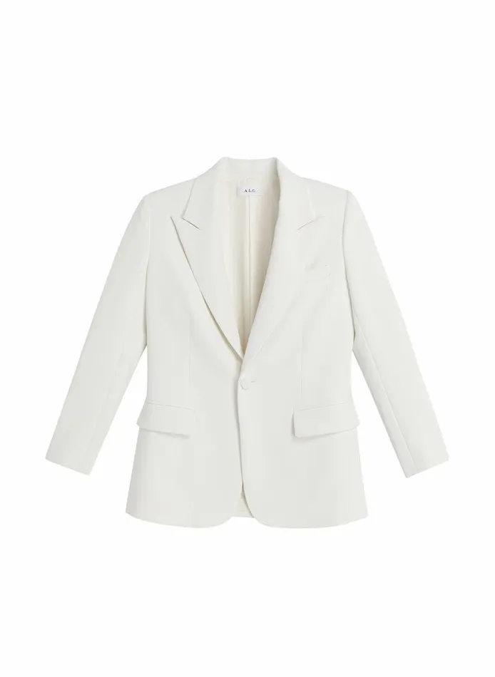 Jumpsuits Women ALC Davin III Stretch Tailored Jacket Off White Jumpsuits Women ALC Davin III Stretch Tailored Jacket Off White