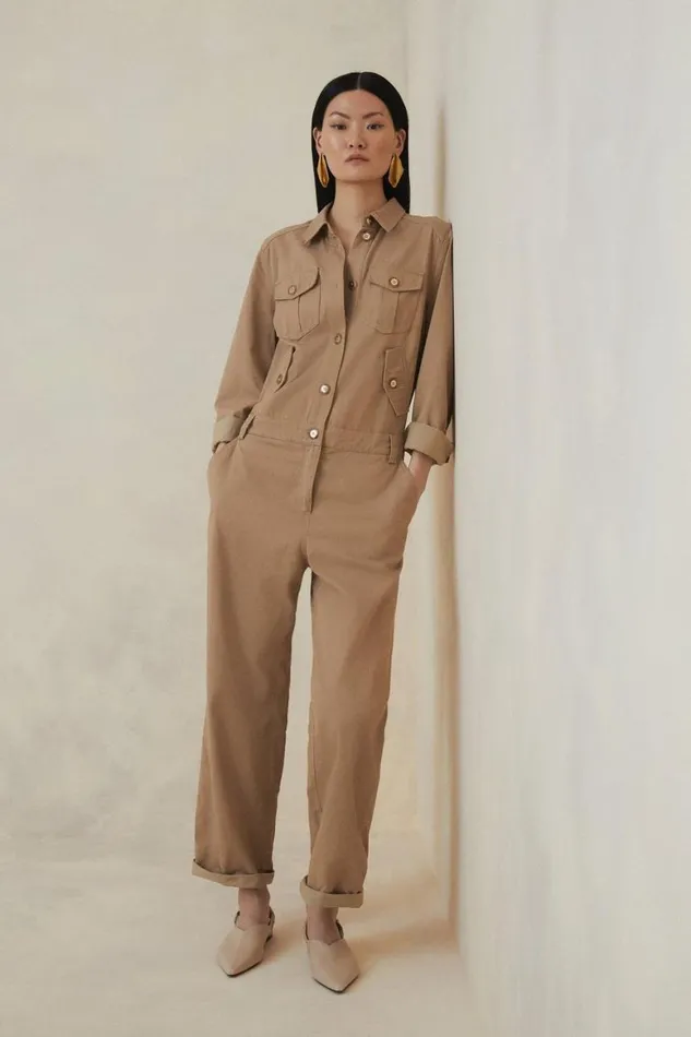 Jumpsuits Women Karen Millen Petite The Founder Tailored Relaxed Jumpsuit Camel Jumpsuits Women Karen Millen Petite The Founder Tailored Relaxed Jumpsuit Camel