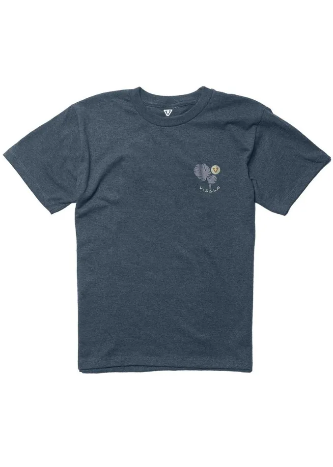 Jungle Jams Kids Tee Navy Heather Men Vissla Youth