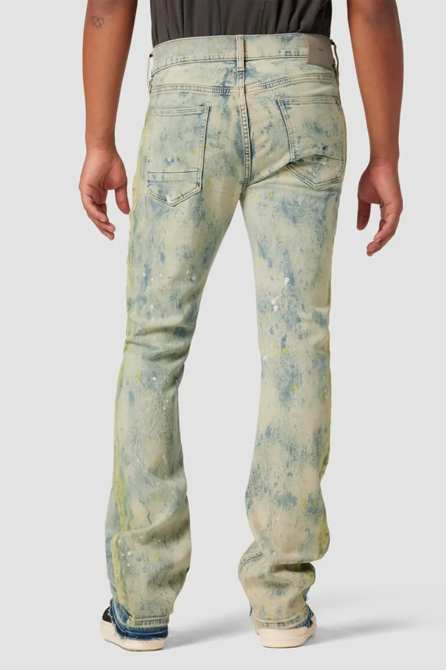 Kick Flare Men Hudson Jeans Walker Kick Flare Jean Citrus Pop