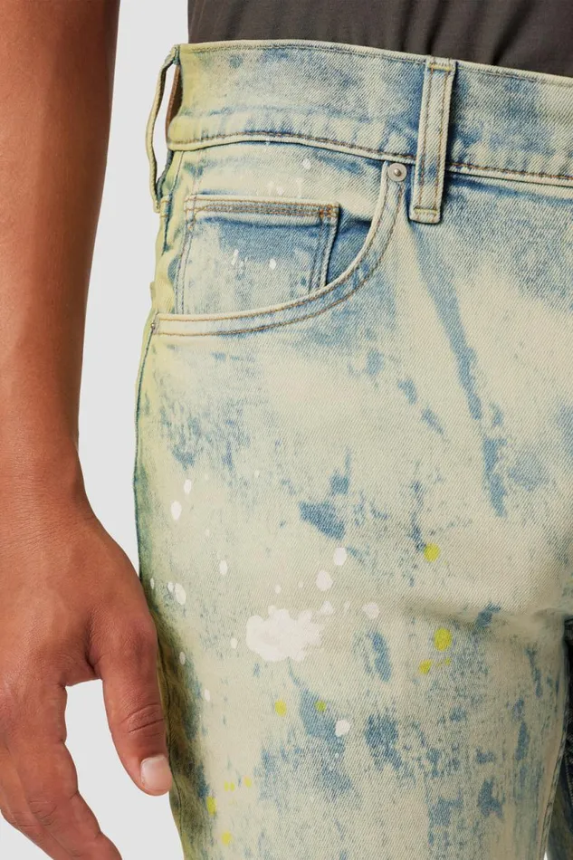 Kick Flare Men Hudson Jeans Walker Kick Flare Jean Citrus Pop