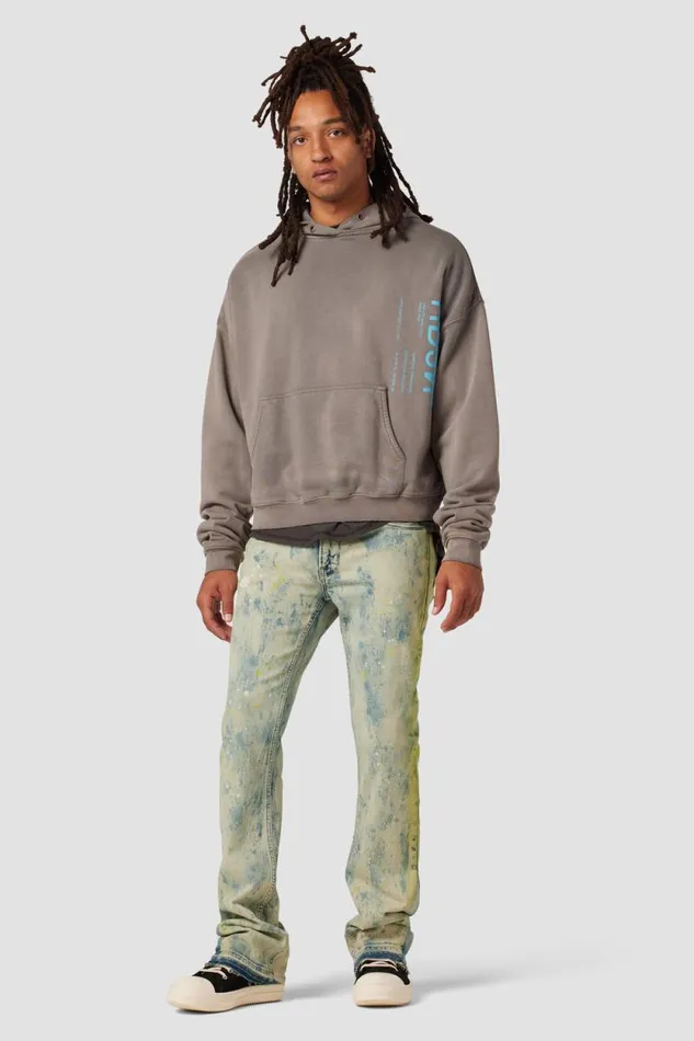 Kick Flare Men Hudson Jeans Walker Kick Flare Jean Citrus Pop