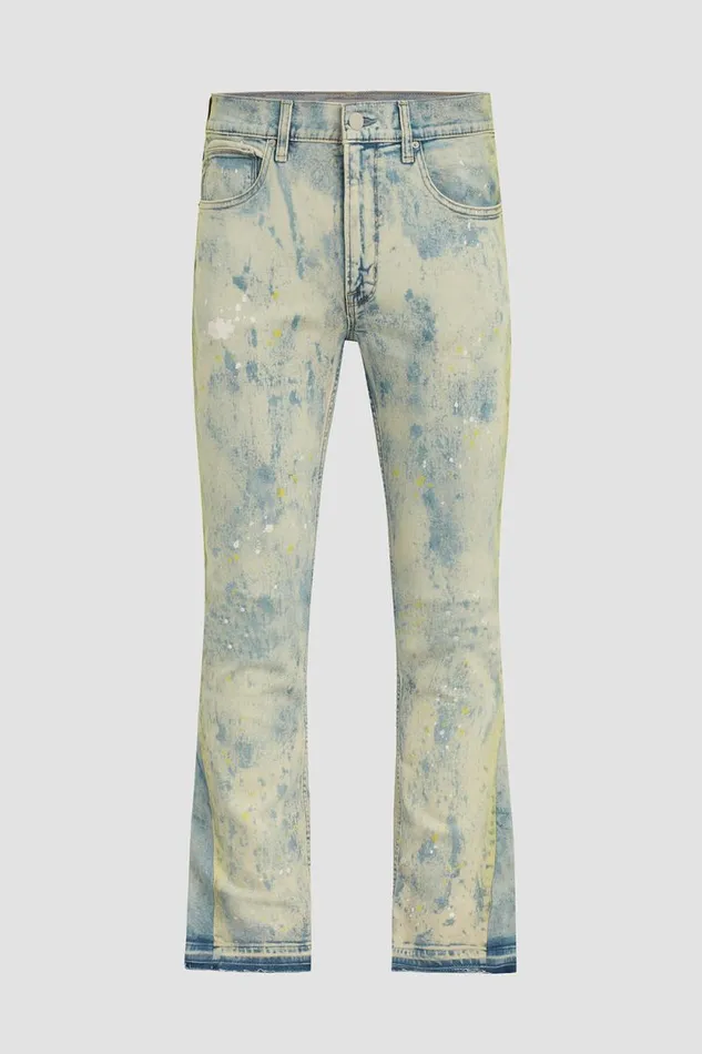 Kick Flare Men Hudson Jeans Walker Kick Flare Jean Citrus Pop