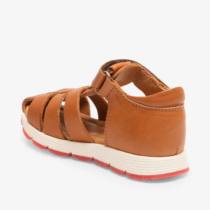 KIDS elva cognac Brown Sandals bisgaardshoes
