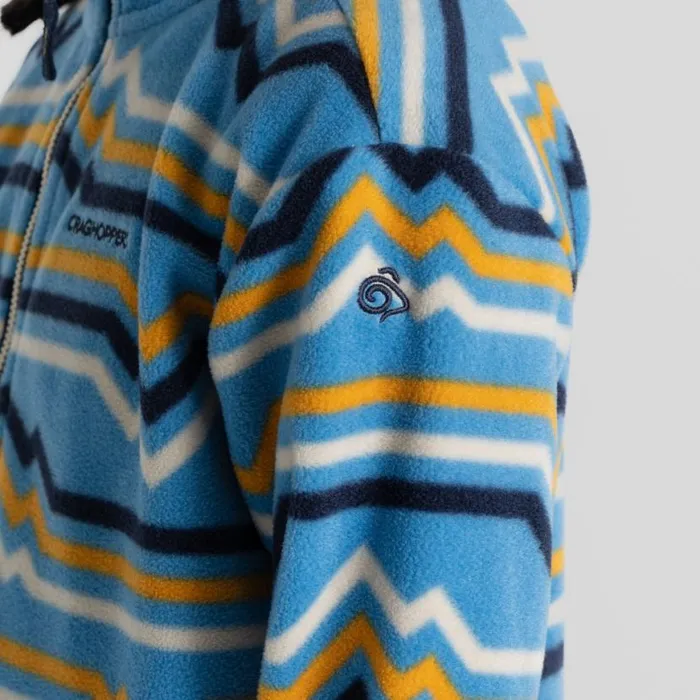 Kids Half Zip Fleece Craghoppers Kid039s Bachas Half Zip Fleece Bright Sky Print