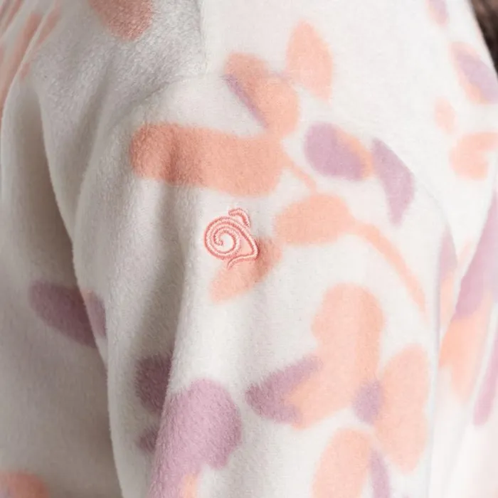 Kids Half Zip Fleece Craghoppers Kid039s Bachas Half Zip Fleece Seasalt Print