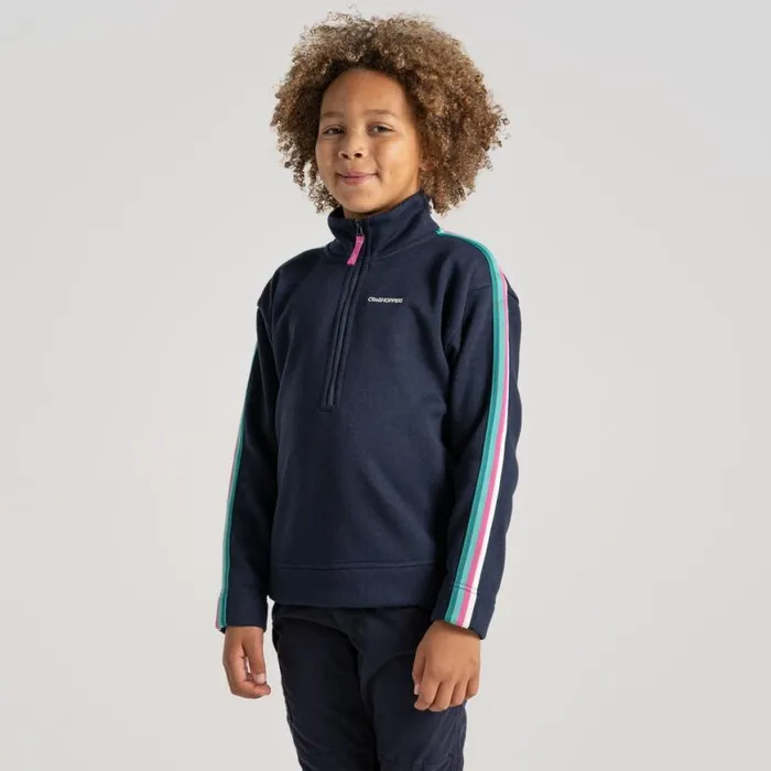Kids Half Zip Fleece Craghoppers Kid039s Rey Half Zip Fleece Blue Navy